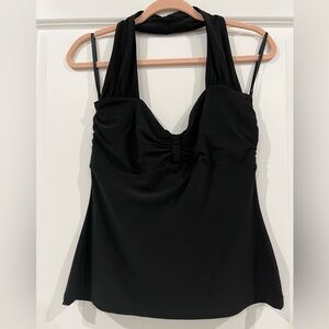 White House Black Market Black Halter Top